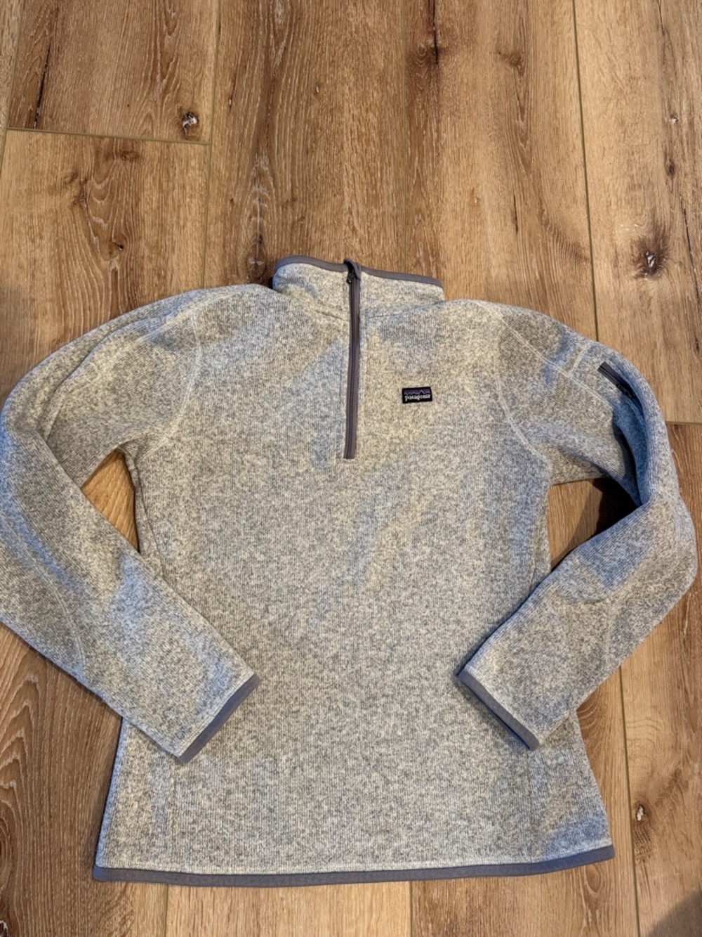 Patagonia  | Heather Gray Women's Quarter-Zip Turtleneck Pullover | size M